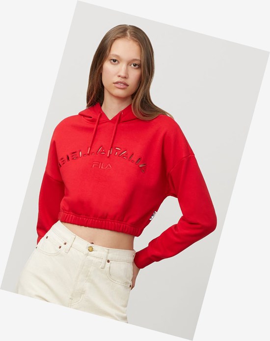 Fila Dana Hoodie Chinesred | 7925SCIWJ