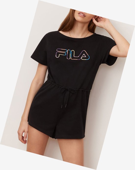 Fila Delaney Romper Nere | 6251UZSDA