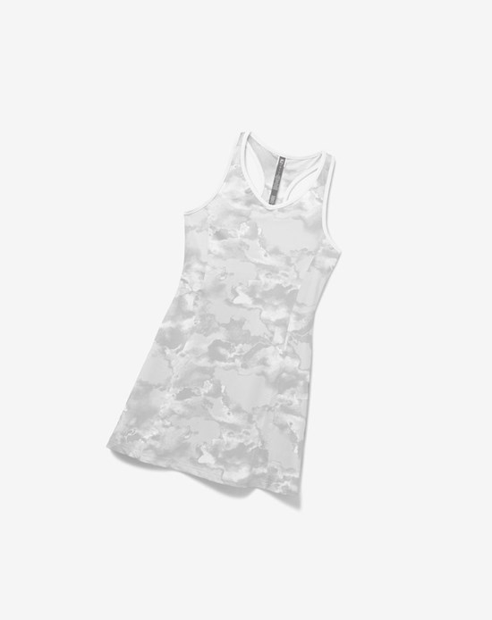 Fila Deuce Court Printed Vestito Wht/Multiprt | 8391CLAQD