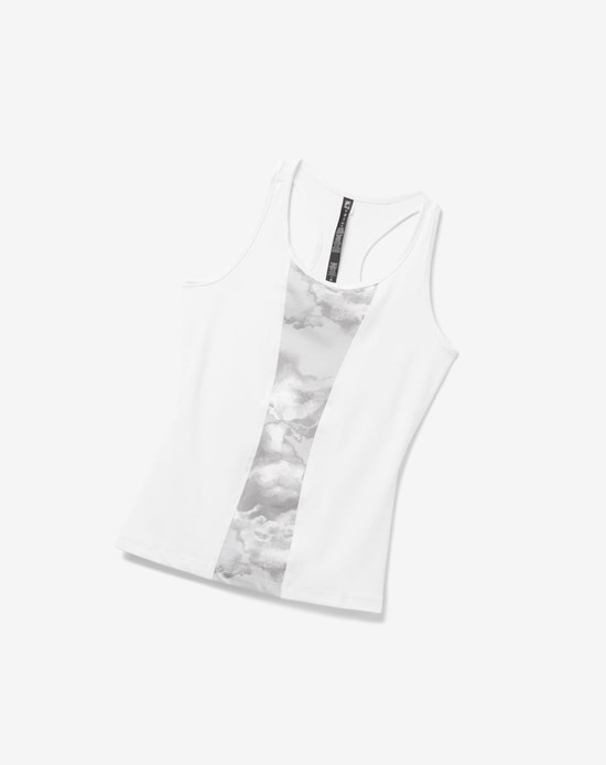 Fila Deuce Court Racerback Tank Wht/Multiprt | 0378NPDYB