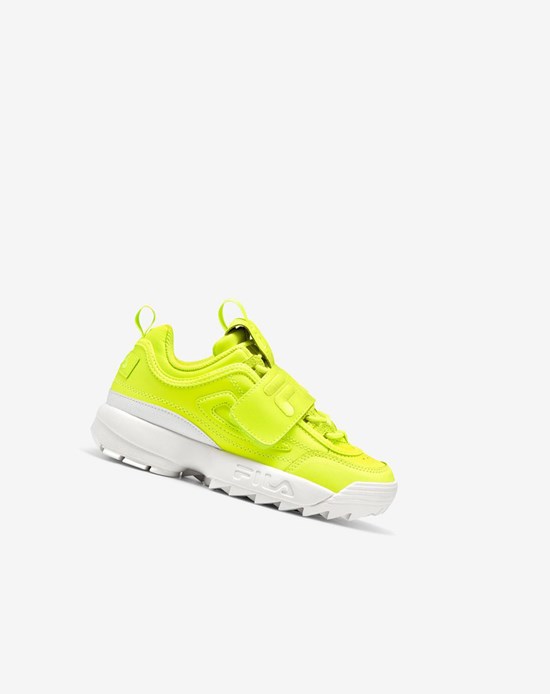 Fila Disruptor 2 Applique Sneakers Gialle Gialle Bianche | 2185TOGVC