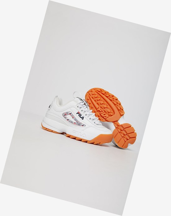Fila Disruptor 2 Haze Sneakers Wht/Fnvy/Fred | 4521JKCUH