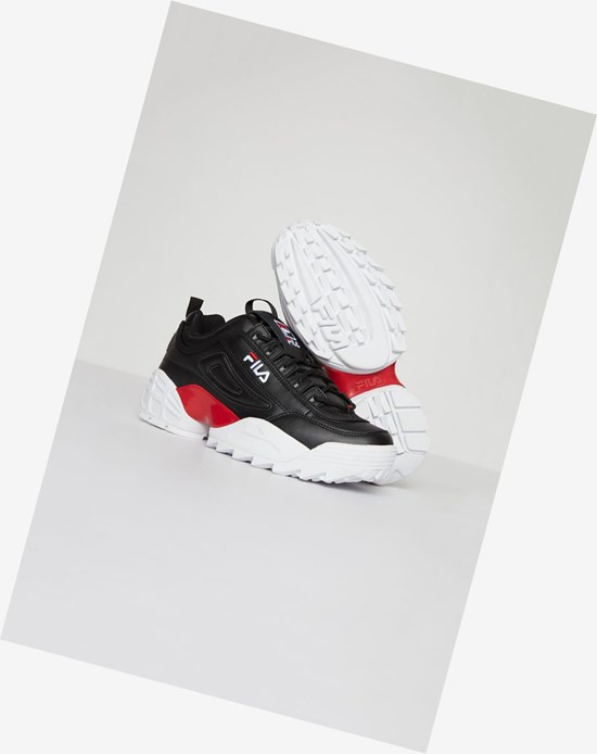 Fila Disruptor 2 Lab Sneakers Nere Rosse Bianche | 7598SWQJY