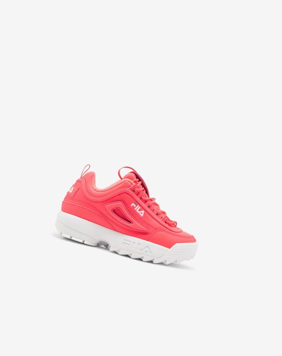 Fila Disruptor 2 Logo Reveal Sneakers Dpnk/Wht/Csrk | 7032GFNRL