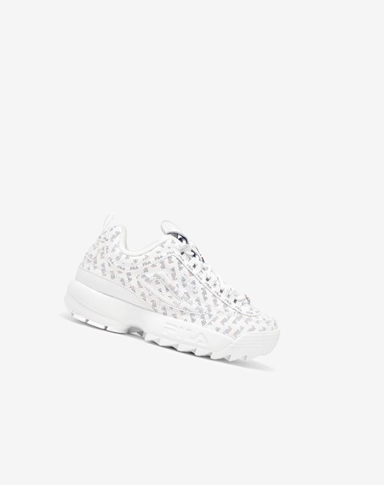 Fila Disruptor 2 Multi Sneakers Wht/Fnvy/Fred | 7631FDEKA