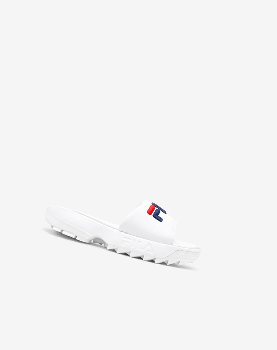 Fila Disruptor Bold Ciabatte Ciabatte Sandals Bianche Blu Marino Rosse | 3519SPVTX