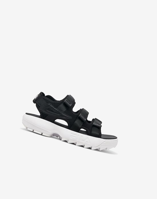 Fila Disruptor Sandal Ciabatte Sandals Nere Nere Bianche | 4790RWIYZ