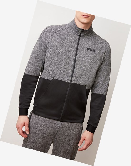 Fila Donald Zip Jacket Charcoalmrl | 5836MTVCE