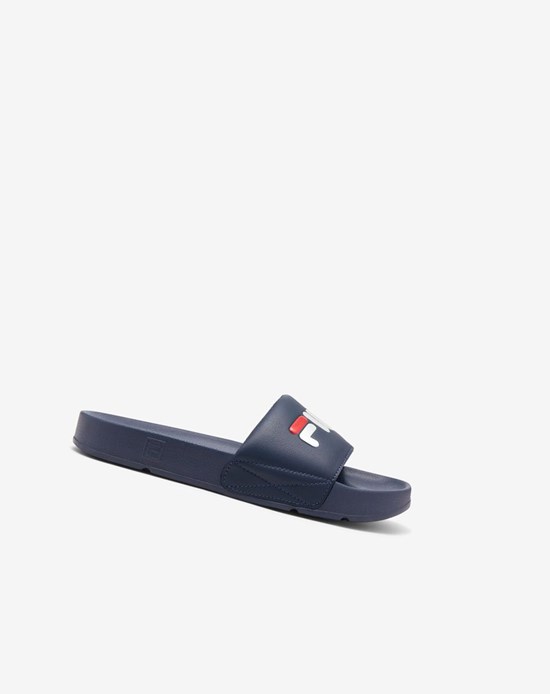 Fila Drifter Ciabatte Sandals Blu Marino Rosse Bianche | 6597BECQF