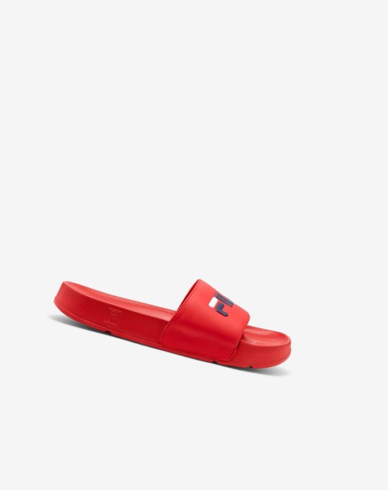 Fila Drifter Ciabatte Sandals Rosse Blu Marino Bianche | 2479VKNEQ