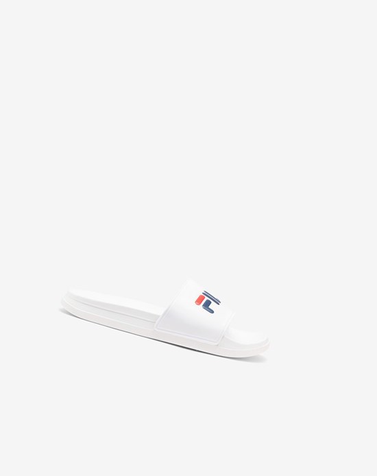 Fila Drifter Luxe Ciabatte Sandals Bianche Blu Marino Rosse | 0215TWFIU