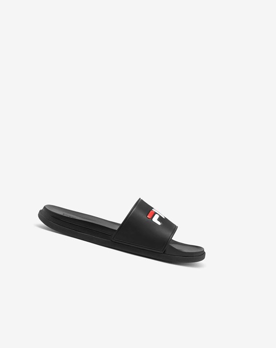 Fila Drifter Luxe Ciabatte Sandals Nere Rosse Bianche | 3287BAUOX