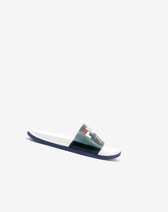Fila Drifter Luxe Clear Ciabatte Sandals Blu Marino Bianche Blu Marino | 3462PHFDT