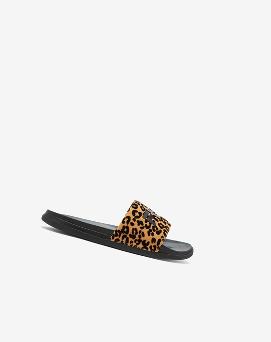 Fila Drifter Luxe Wild Ciabatte Sandals Nere Nere Leopardate | 0153MLHJU
