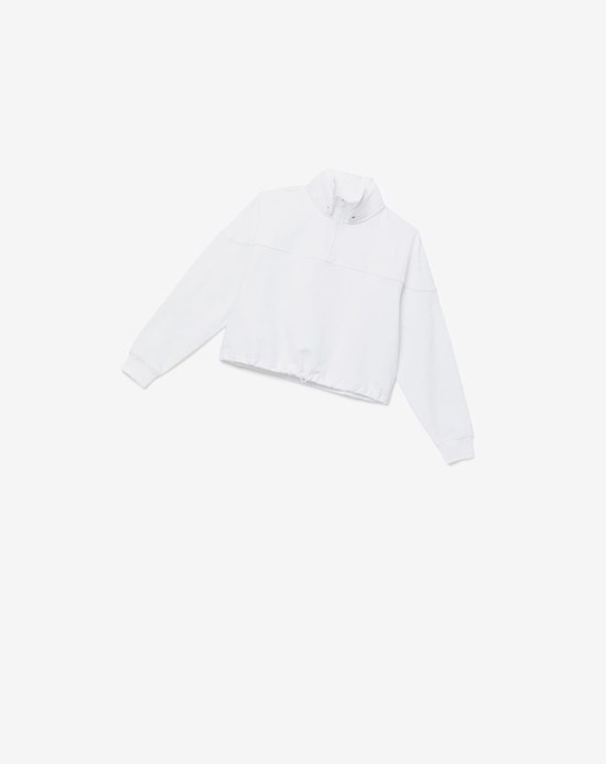 Fila Elysia Quarter Zip Bianche | 8029FRXQD