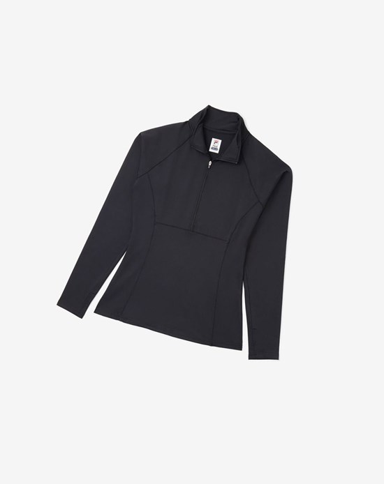 Fila Essentials 1/2 Zip Nere | 7810CSMOF