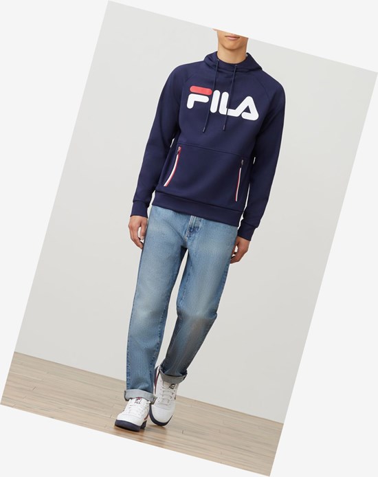 Fila Ezra Hoodie Peac/Wht/Cred | 8609JVXEP