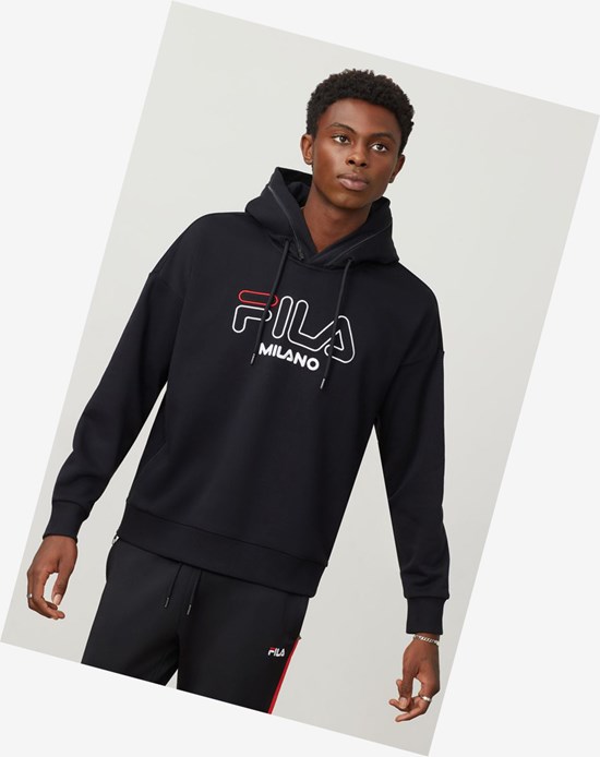 Fila Fila Milano French Terry Hoodie Nere | 2537AWCUM