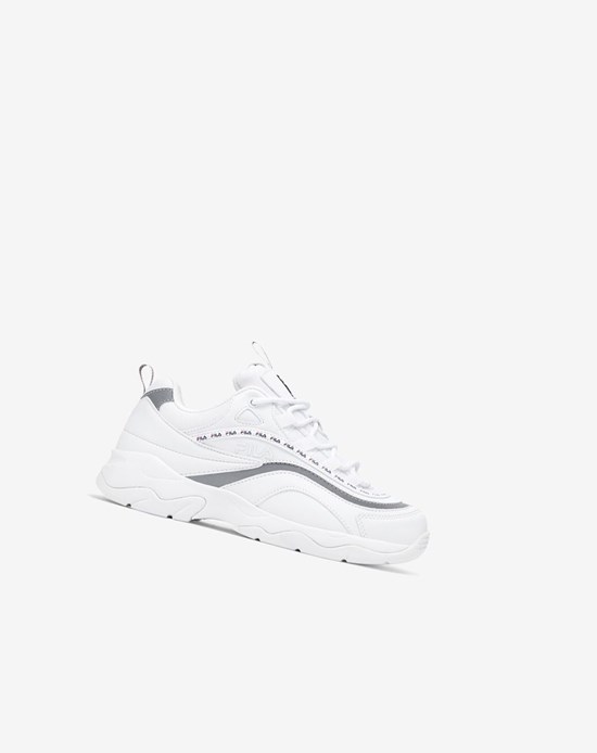 Fila Fila Ray Tennis Shoes Bianche Blu Marino Argento | 0532XVQLB