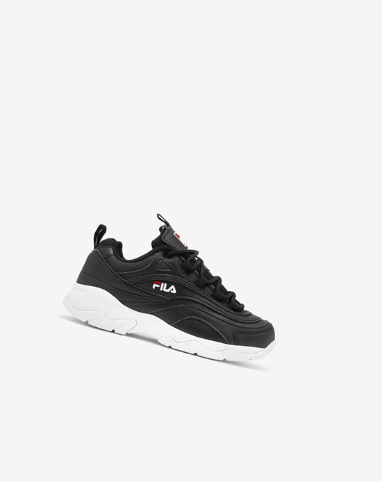 Fila Fila Ray Tennis Shoes Blk/Fred/Wht | 8043CPXZM
