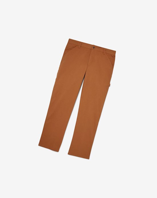 Fila Flannel Foderati Carpenter Pants - 30 Inseam 971 Chestnut | 2570SDKQC