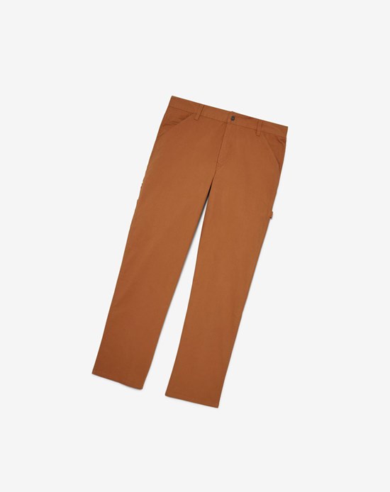 Fila Flannel Foderati Carpenter Pants - 32 Inseam 971 Chestnut | 6291RFCYX
