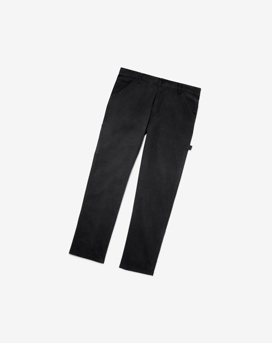 Fila Flannel Foderati Carpenter Pants - 30 Inseam Nere | 8215FVZRJ