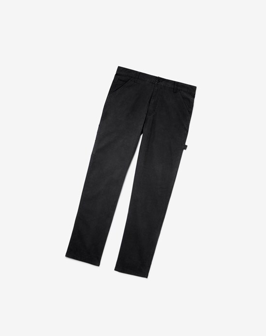 Fila Flannel Foderati Carpenter Pants - 32 Inseam Nere | 8249TNHJP