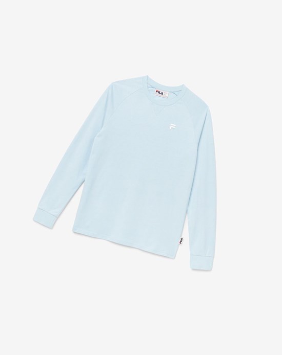 Fila Flynn Long Sleeve Tee 423 Angel Falls | 3109LFZSG