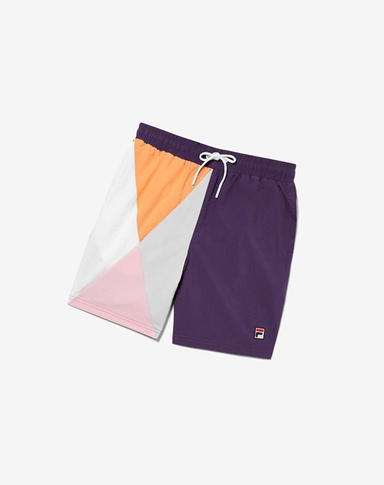 Fila Frazer Printed Swim Corta Arancioni Grigie | 3162JHRQS