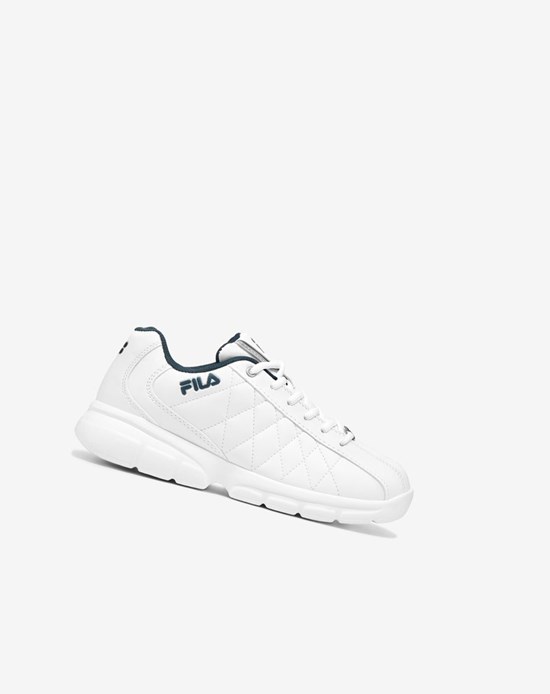 Fila Fulcrum 3 Tennis Shoes Bianche Bianche Blu Marino | 3485XUPFT