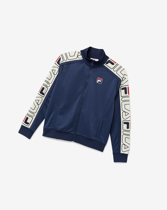 Fila Gatlin Pista Jacket Rosse | 9853UOMIR