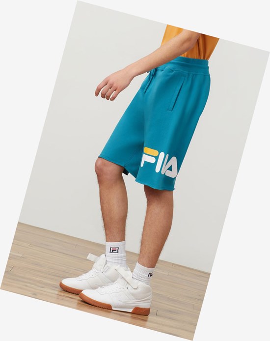 Fila George Corta Blu Bianche Gialle | 6504BXIPS