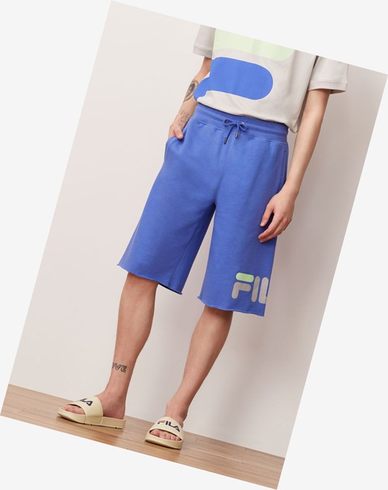 Fila George Corta Blu Grigie Verdi | 8051YKMFE