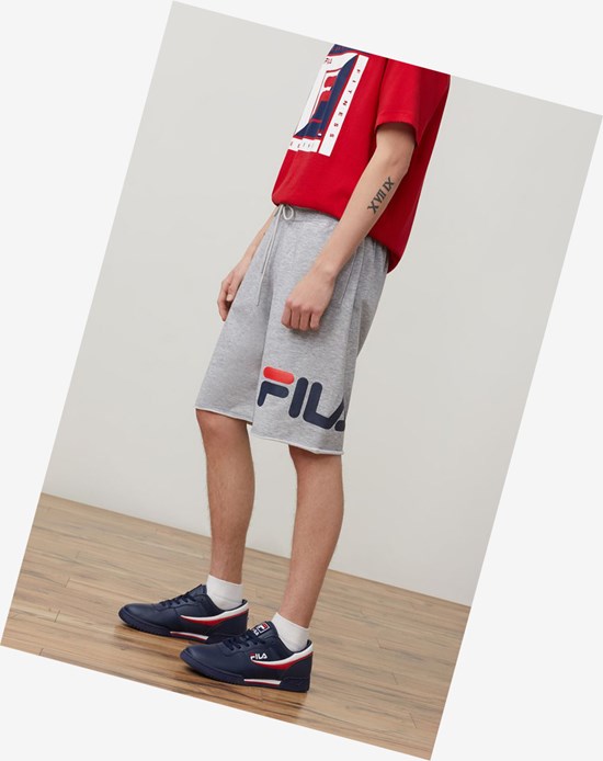 Fila George Corta Grigie Chiaro | 4716IATBE