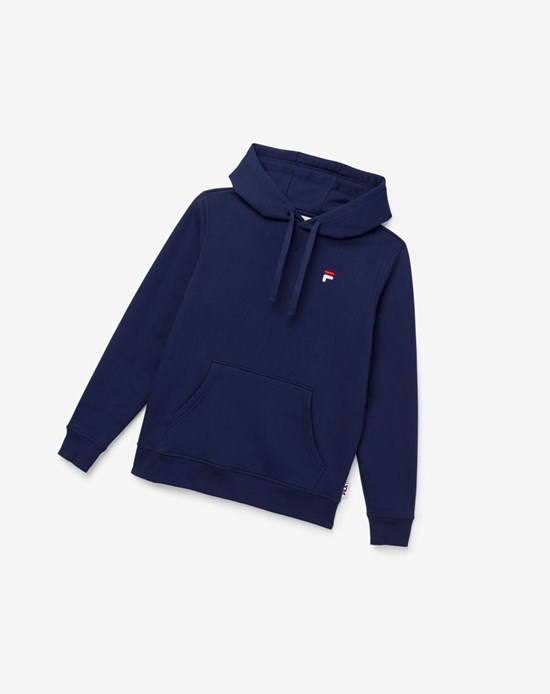 Fila Godfrey Hoodie 410 Peacoat | 1840KBJAN
