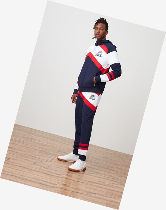 Fila Grant Hill Zenith Woven Pant Blu Marino Rosse Bianche | 2169VZYUT