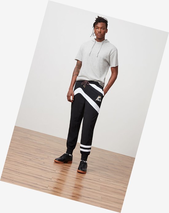 Fila Grant Hill Zenith Woven Pant Nere Bianche Nere | 5427QBFEM