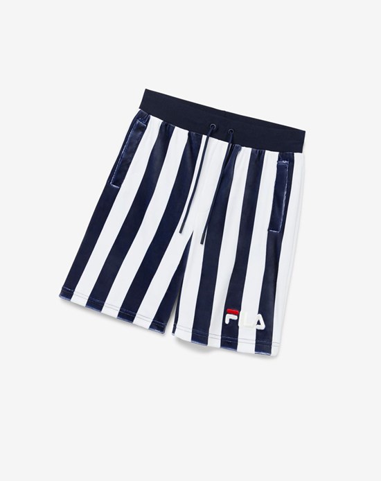 Fila Grid Velour Corta Bianche | 3792FACZH
