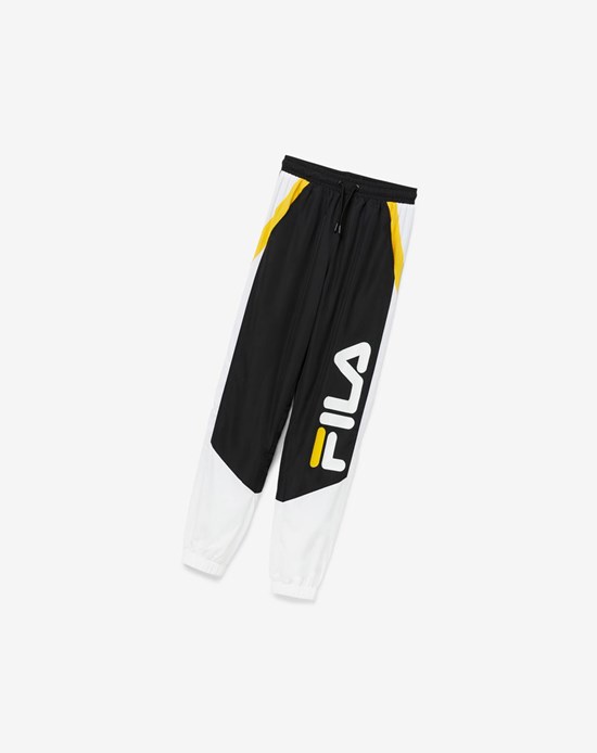Fila Gustavo Pant Nere Bianche Gialle | 7028UOGLE