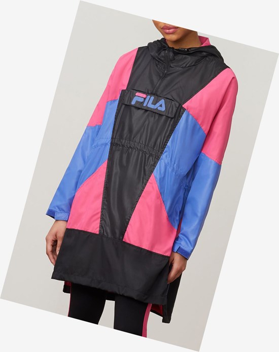 Fila Harlow Anorak Blk/Mage/Ampb | 8215HIRWJ