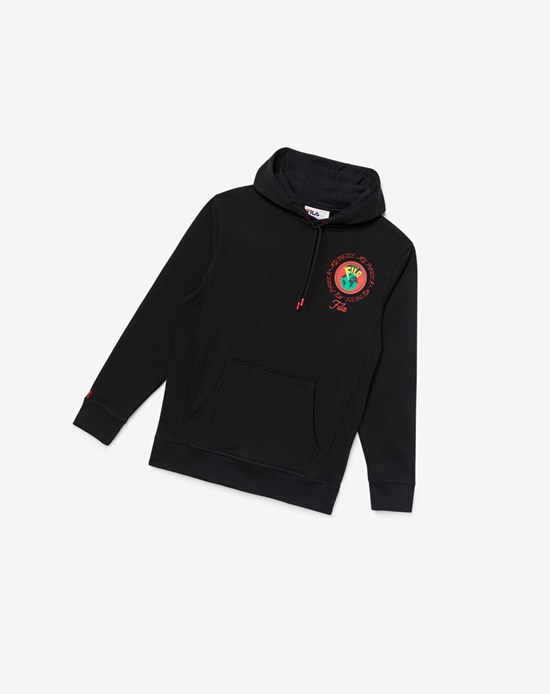 Fila Hunt Hoodie Nere | 8241ADQIP