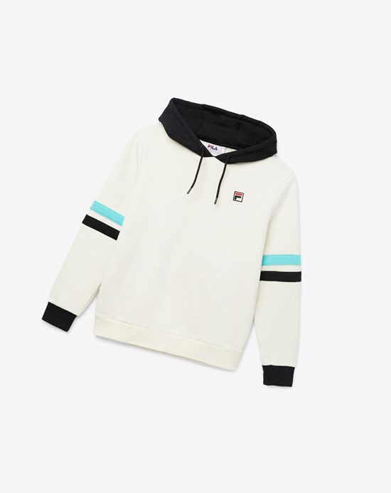 Fila Hurley Hoodie Nere Blu Verde Acqua | 7546TWEUX