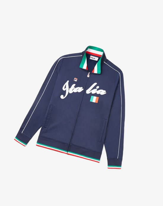 Fila Italia Pista Jacket Bianche | 7913DBLGE