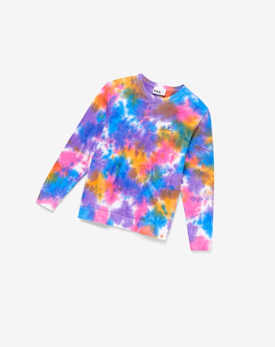 Fila Jamie Tie Dye Crewneck Maglia 486 Tie Dye | 7296VJBFP