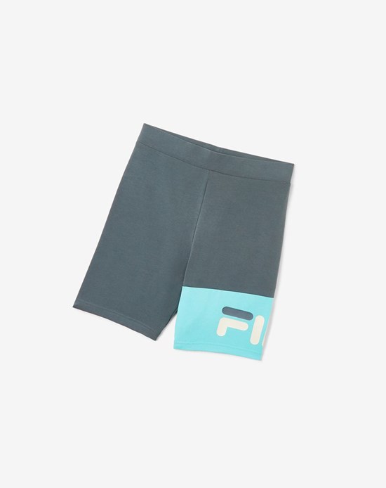 Fila Kaira Bike Shorts Blu Verde Acqua | 9268ETZXH