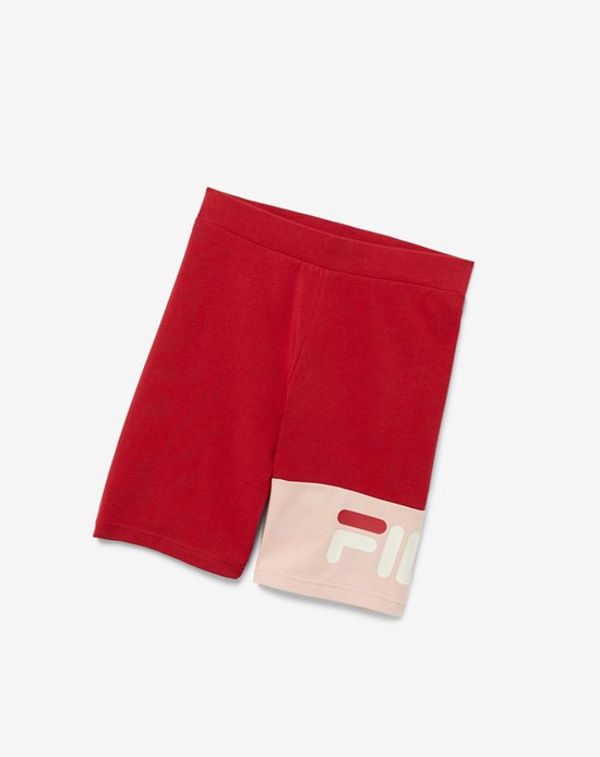 Fila Kaira Bike Shorts Rosse Rosa | 9615HBGWC