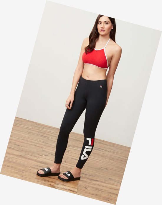 Fila Karlie Tight Nere | 9127IVHZQ