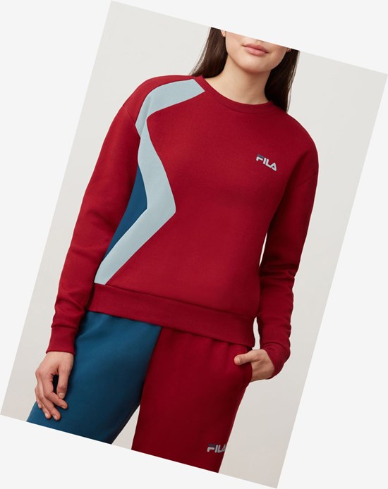 Fila Kazuno Sweatshirt Bred/Tour/Ddiv | 4032MZSHY