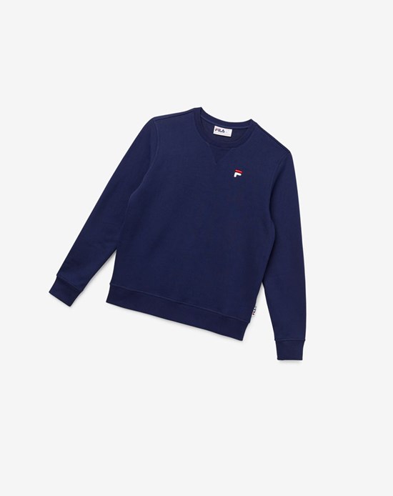 Fila Kieve Sweatshirt 410 Peacoat | 9125JQHXD